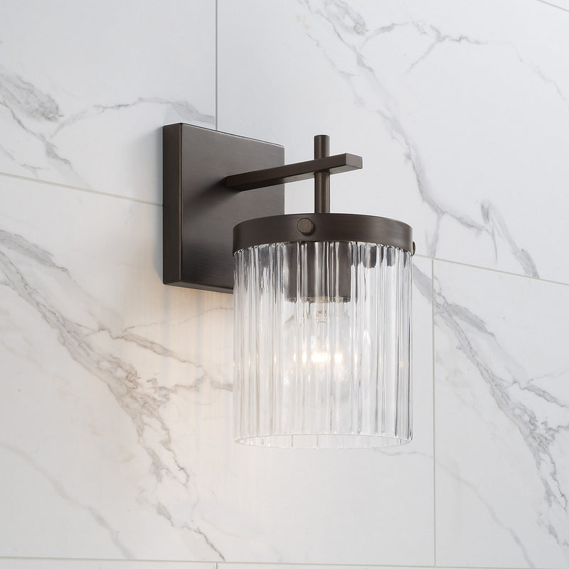 Capital Lighting 656211OR-555 One Light Wall Sconce, Oil Rubbed Bronze