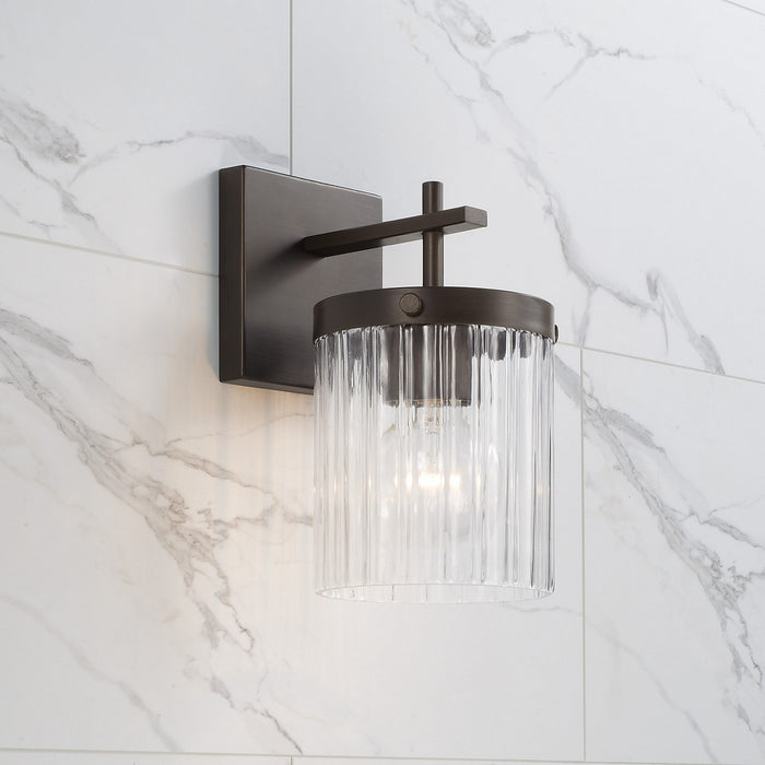 Capital Lighting 656211OR-555 One Light Wall Sconce, Oil Rubbed Bronze