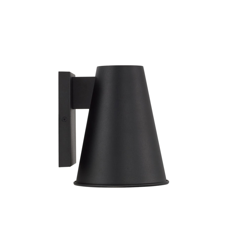 Capital Lighting 955111BK One Light Outdoor Wall Lantern, Black