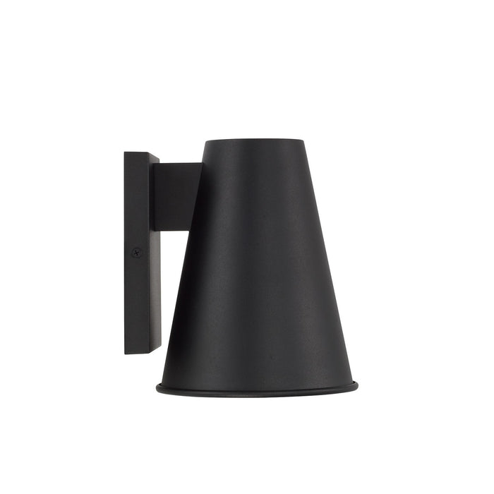 Capital Lighting 955111BK One Light Outdoor Wall Lantern, Black