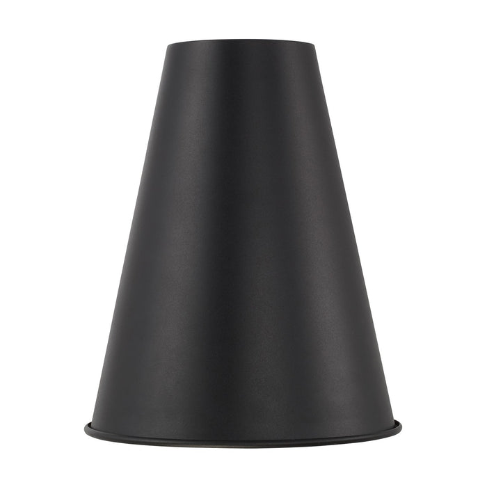 Capital Lighting 955112BK One Light Outdoor Wall Lantern, Black