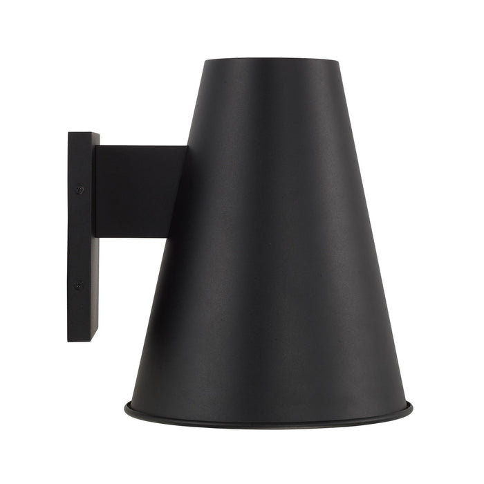Capital Lighting 955112BK One Light Outdoor Wall Lantern, Black