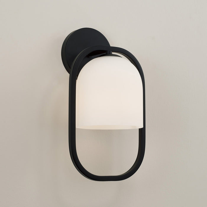 Capital Lighting 657311MB-558 One Light Wall Sconce, Matte Black