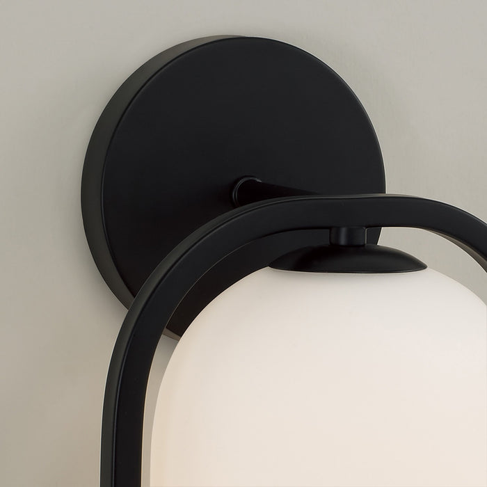 Capital Lighting 657311MB-558 One Light Wall Sconce, Matte Black