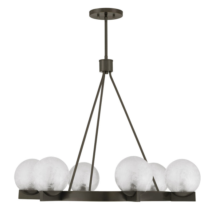 Savoy House 1-1014-6-15 Six Light Chandelier, Mediterranean Bronze