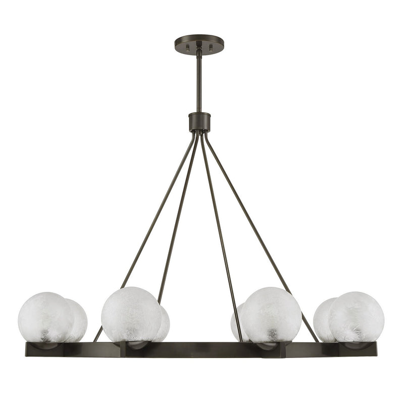Savoy House 1-1015-8-15 Eight Light Chandelier, Mediterranean Bronze