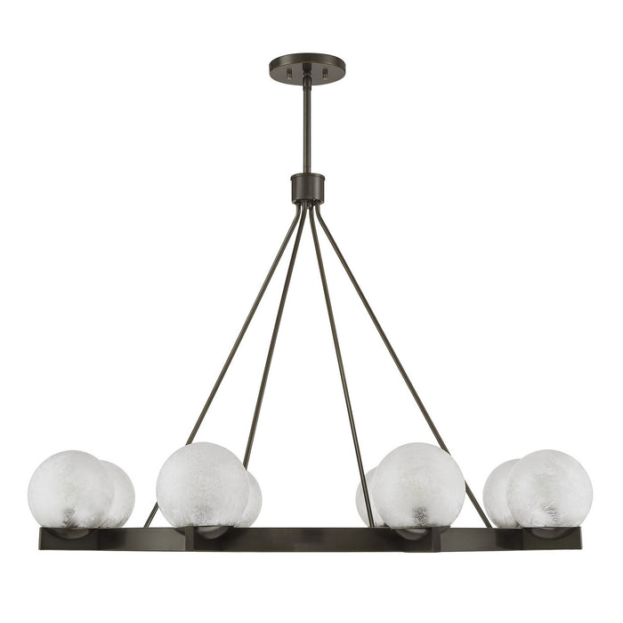 Savoy House 1-1015-8-15 Eight Light Chandelier, Mediterranean Bronze