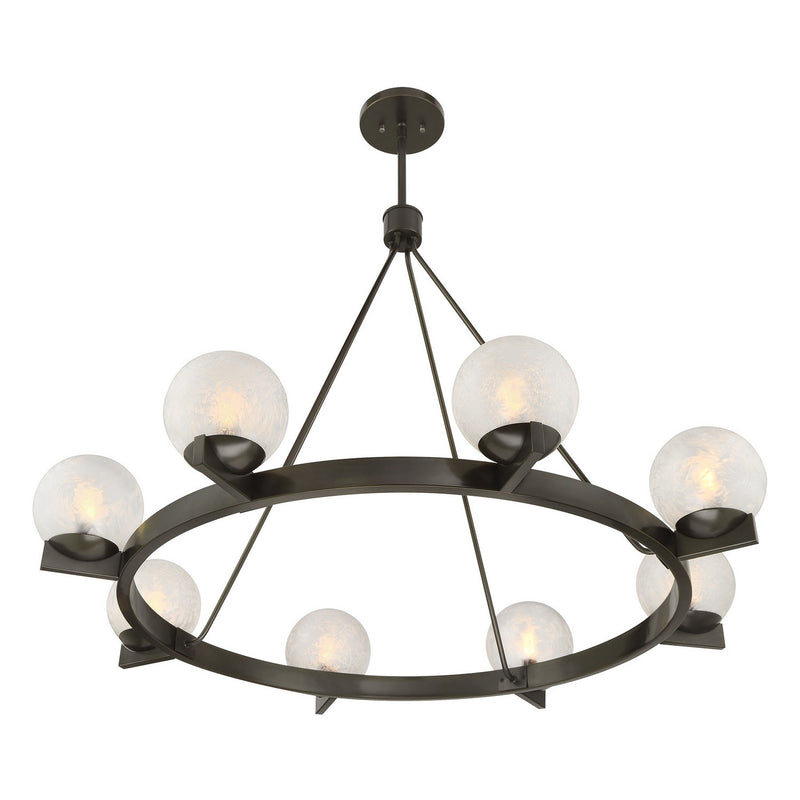 Savoy House 1-1015-8-15 Eight Light Chandelier, Mediterranean Bronze
