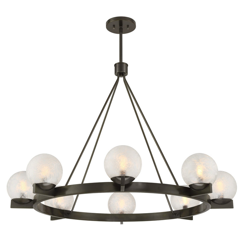 Savoy House 1-1015-8-15 Eight Light Chandelier, Mediterranean Bronze