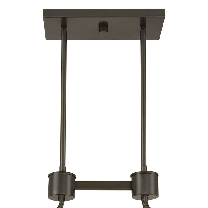 Savoy House 1-1016-8-15 Eight Light Linear Chandelier, Mediterranean Bronze