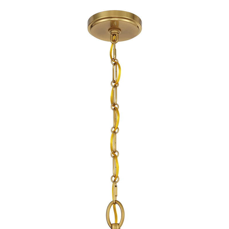 Savoy House 1-1361-5-322 Five Light Chandelier, Warm Brass