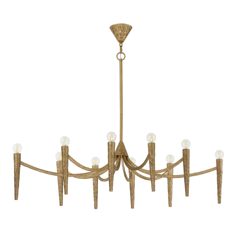 Savoy House 1-1528-10-106 Ten Light Linear Chandelier, Spumante