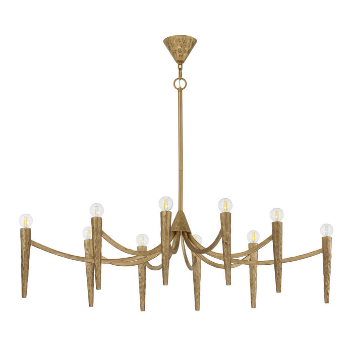Savoy House 1-1528-10-106 Ten Light Linear Chandelier, Spumante
