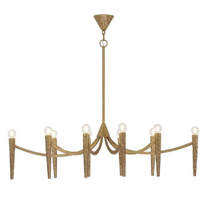 Savoy House 1-1528-10-106 Ten Light Linear Chandelier, Spumante