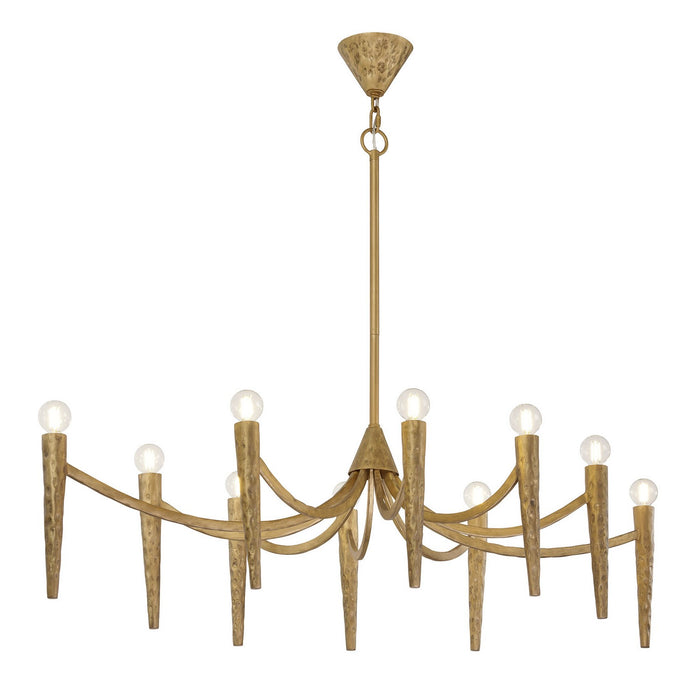 Savoy House 1-1528-10-106 Ten Light Linear Chandelier, Spumante