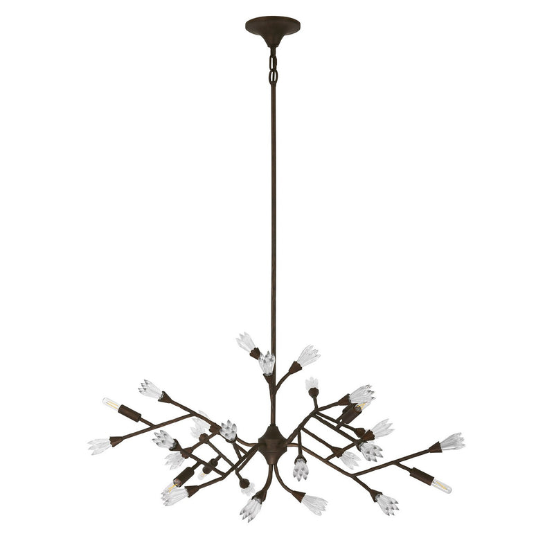Savoy House 1-2168-6-105 Six Light Chandelier, Bark