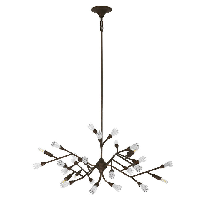 Savoy House 1-2168-6-105 Six Light Chandelier, Bark