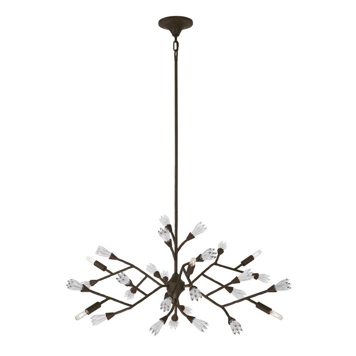 Savoy House 1-2168-6-105 Six Light Chandelier, Bark
