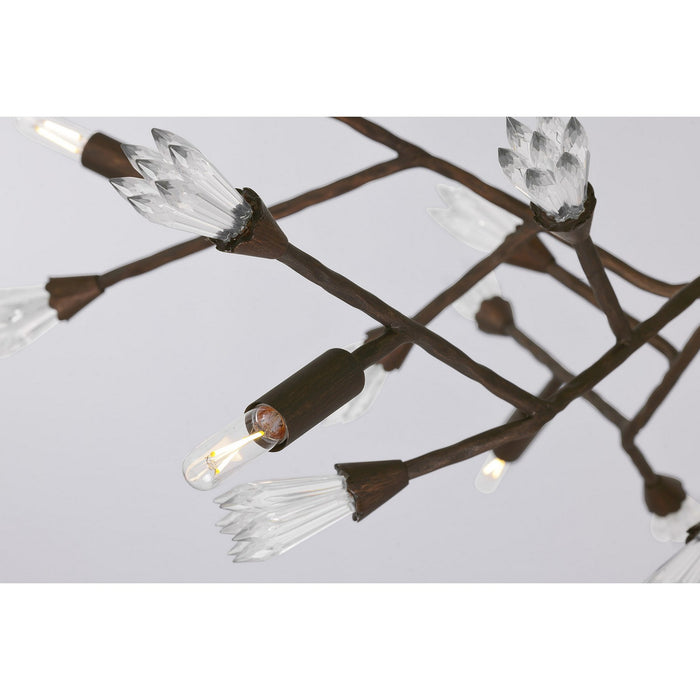 Savoy House 1-2168-6-105 Six Light Chandelier, Bark