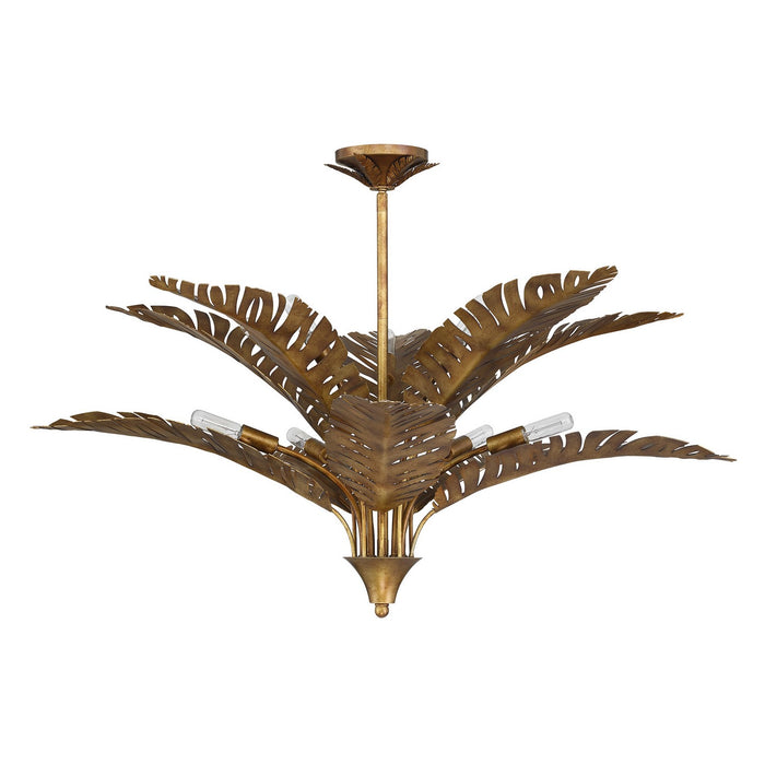 Savoy House 1-3066-10-274 Ten Light Chandelier, Gold Vein
