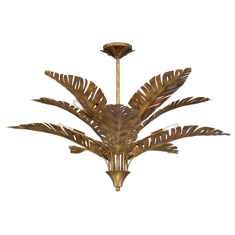 Savoy House 1-3066-10-274 Ten Light Chandelier, Gold Vein