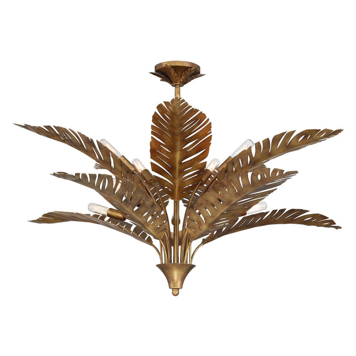 Savoy House 1-3066-10-274 Ten Light Chandelier, Gold Vein