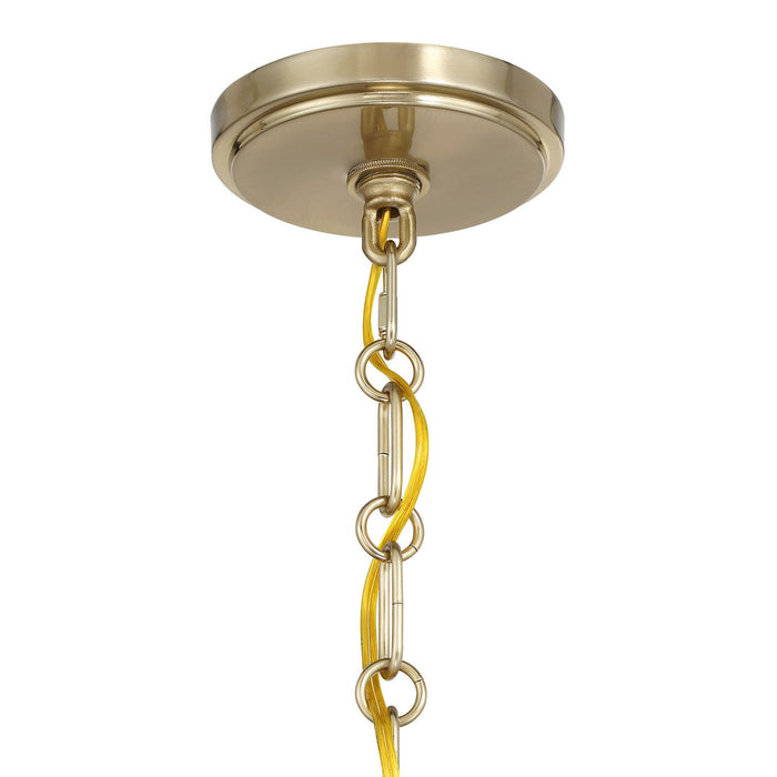 Savoy House 1-3597-4-127 Four Light Chandelier, Noble Brass