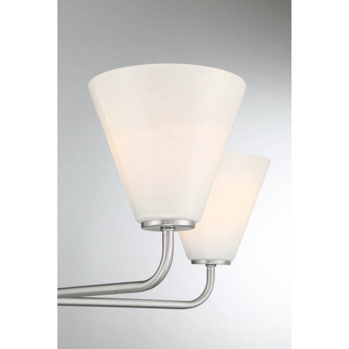 Savoy House 1-4015-5-SN Five Light Chandelier, Satin Nickel