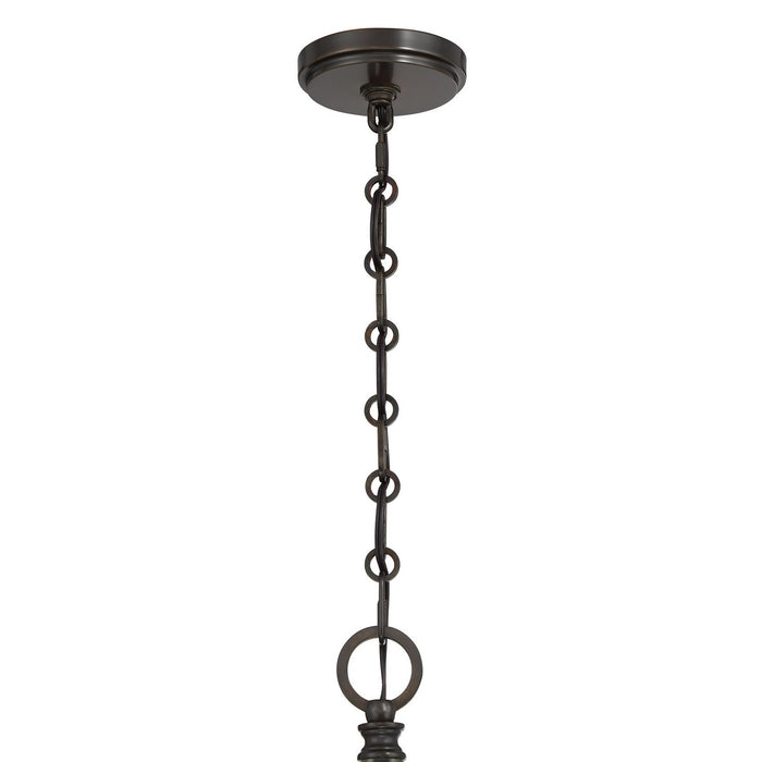 Savoy House 1-4277-5-15 Five Light Chandelier, Mediterranean Bronze