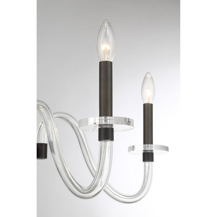 Savoy House 1-4278-8-15 Eight Light Chandelier, Mediterranean Bronze