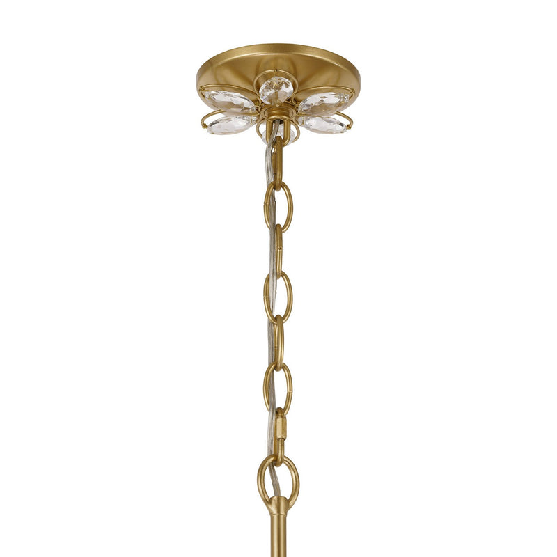Savoy House 1-4529-6-221 Six Light Chandelier, Gold Shimmer