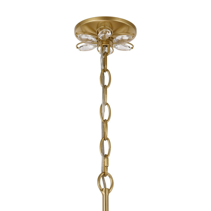 Savoy House 1-4529-6-221 Six Light Chandelier, Gold Shimmer