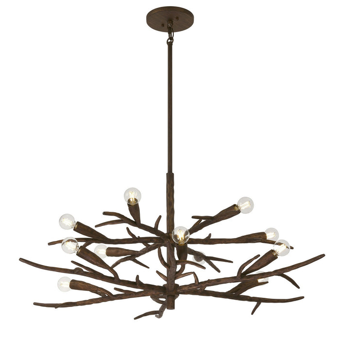 Savoy House 1-5398-12-105 12 Light Chandelier, Bark