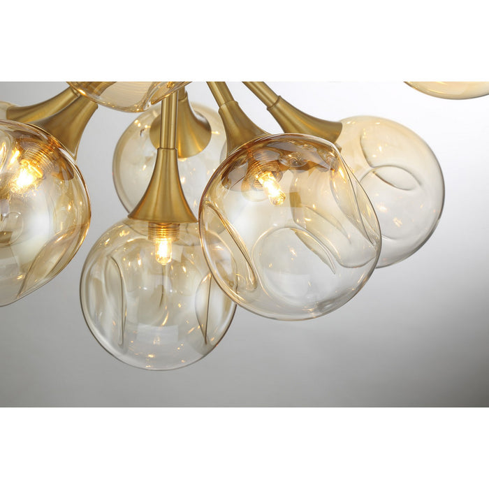 Savoy House 1-7934-16-322 16 Light Chandelier, Warm Brass