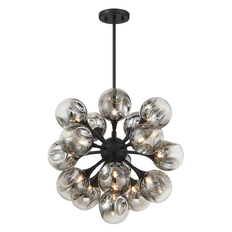 Savoy House 1-7934-16-89 16 Light Chandelier, Matte Black