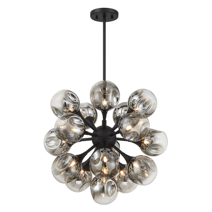 Savoy House 1-7934-16-89 16 Light Chandelier, Matte Black