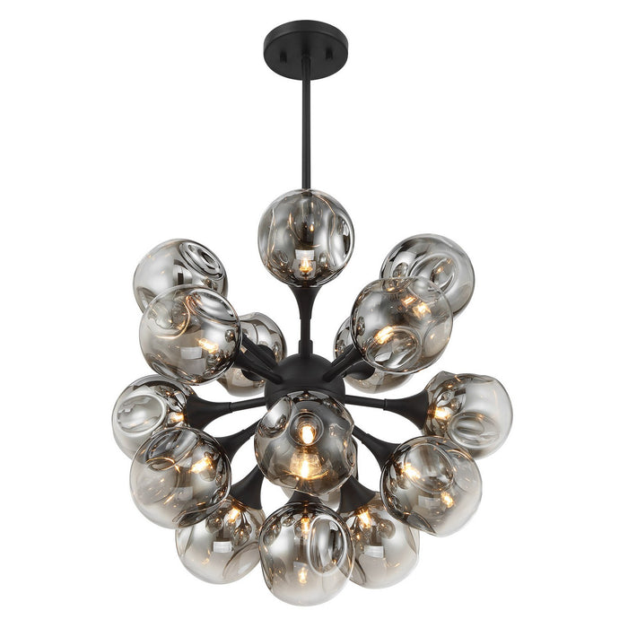 Savoy House 1-7934-16-89 16 Light Chandelier, Matte Black