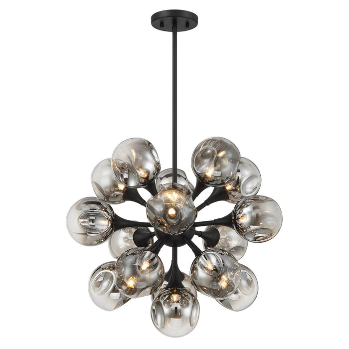 Savoy House 1-7934-16-89 16 Light Chandelier, Matte Black