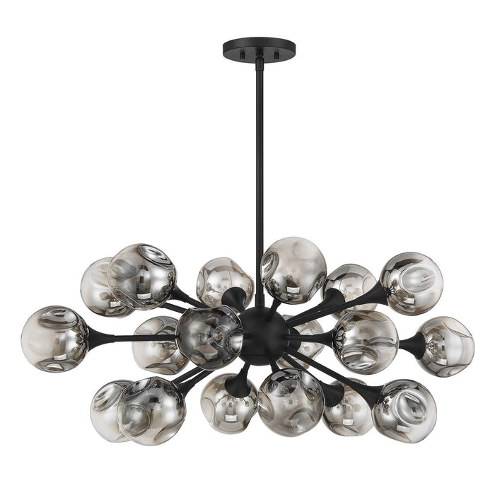 Savoy House 1-7935-18-89 18 Light Chandelier, Matte Black