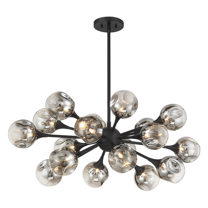Savoy House 1-7935-18-89 18 Light Chandelier, Matte Black