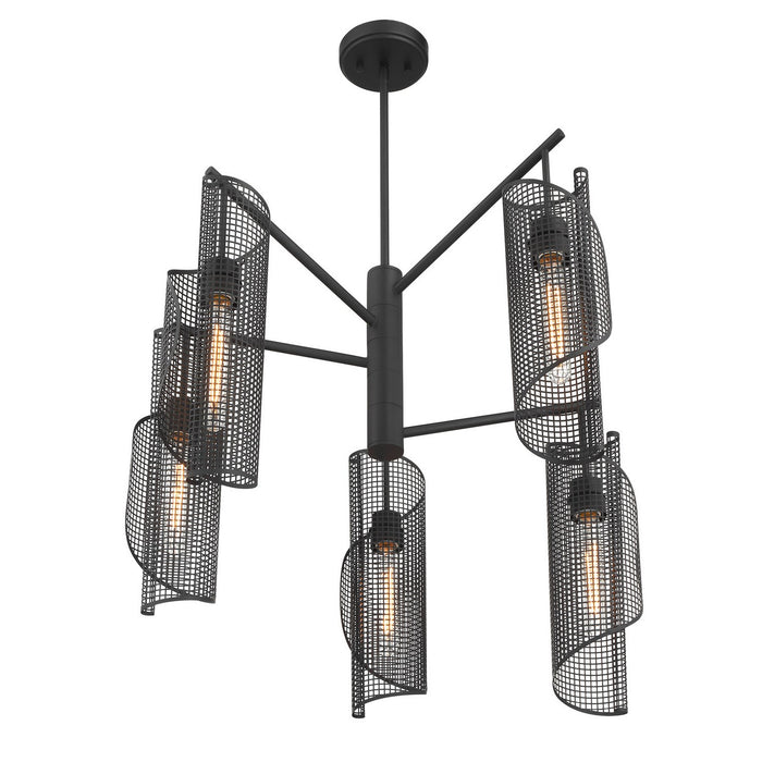 Savoy House 1-8032-5-89 Five Light Chandelier, Matte Black