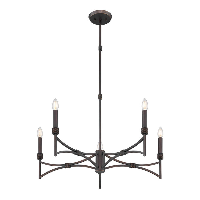 Savoy House 1-8167-5-26 Five Light Chandelier, Champagne Mist