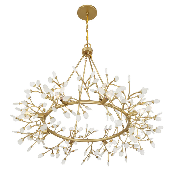 Savoy House 1-9855-8-328 Eight Light Chandelier, Spun Gold