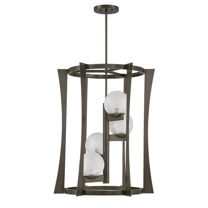Savoy House 3-1018-4-15 Four Light Pendant, Mediterranean Bronze