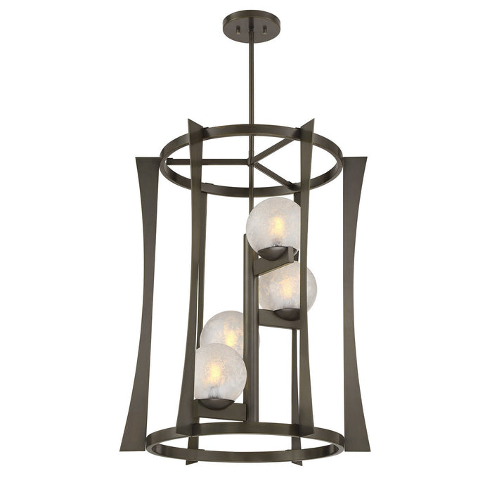 Savoy House 3-1018-4-15 Four Light Pendant, Mediterranean Bronze