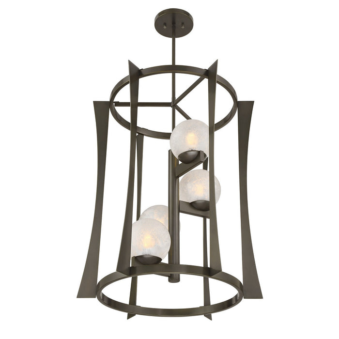 Savoy House 3-1018-4-15 Four Light Pendant, Mediterranean Bronze