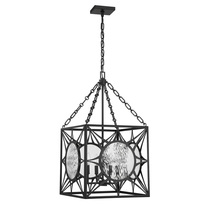 Savoy House 3-5063-4-89 Four Light Pendant, Matte Black
