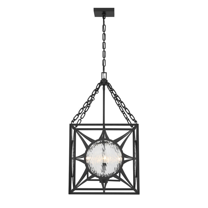 Savoy House 3-5063-4-89 Four Light Pendant, Matte Black