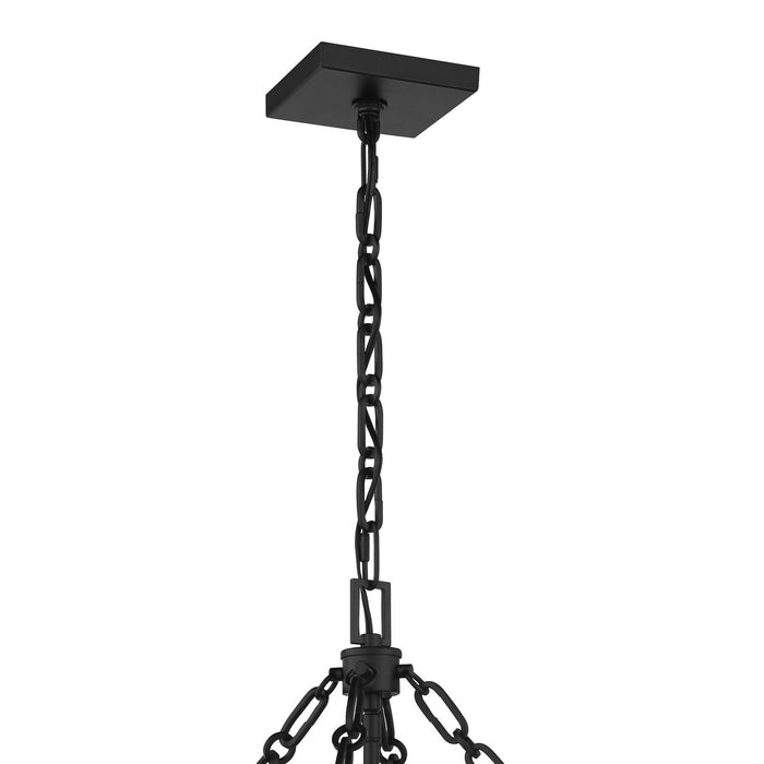 Savoy House 3-5063-4-89 Four Light Pendant, Matte Black