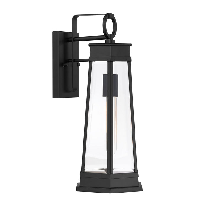 Savoy House 5-205-BK One Light Outdoor Wall Lantern, Matte Black